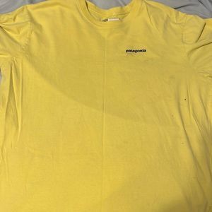 Patagonia t shirt yellow